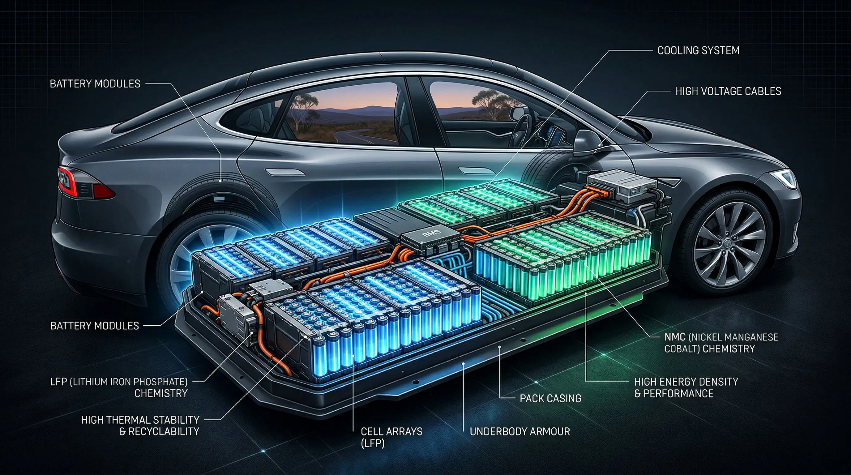 EV Battery Technology Guide 2026: LFP, NMC & Beyond — FuelCalc Blog